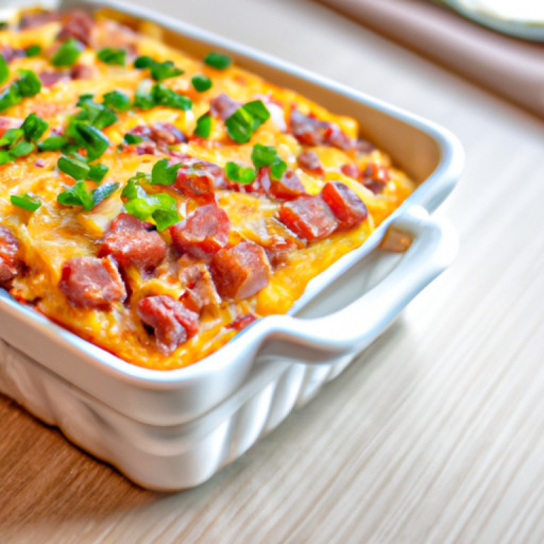 Ultimate Brunch Delight: Savory SPAM® and Grits Casserole