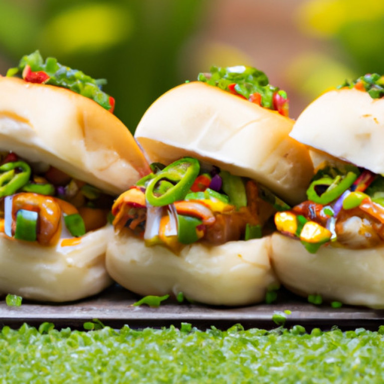 Fiery Mini Burgers: A Zesty Twist