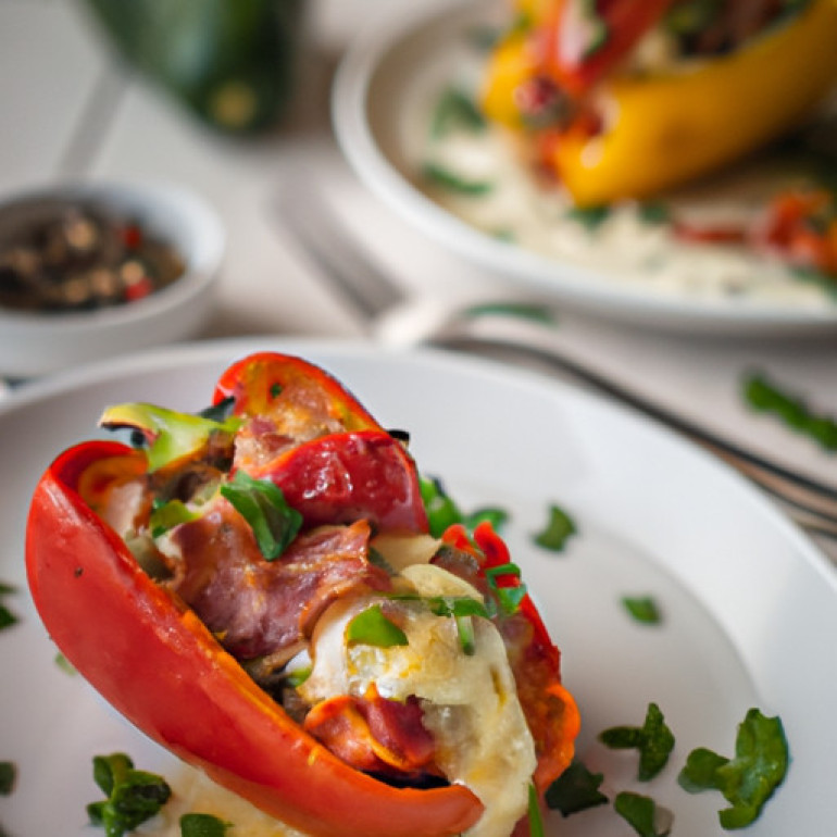 Savory Keto Stuffed Peppers: Flavorful Chorizo Delight
