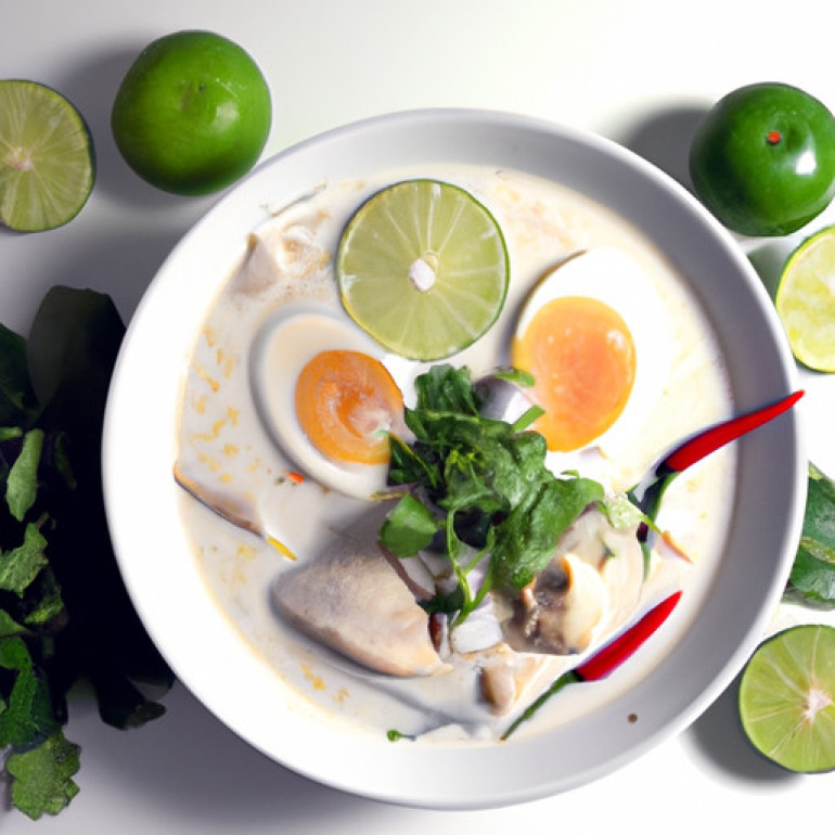 Savor Mama B's Flavorful Tom Kha Gai Soup Recipe