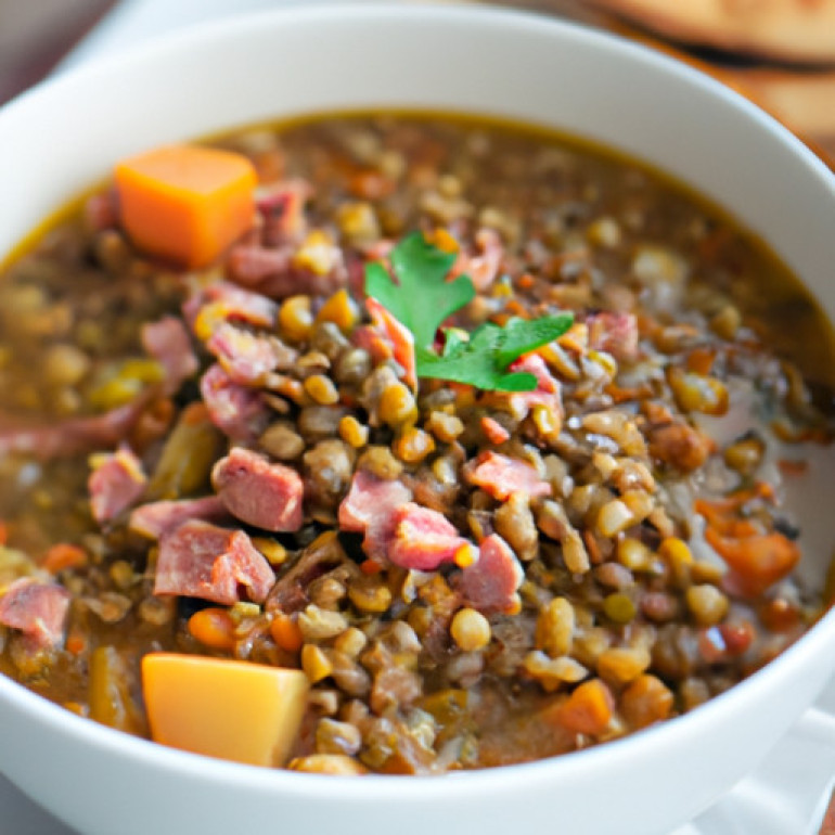 Hearty Lentil and Ham Soup Recipe for Pressure Cooker