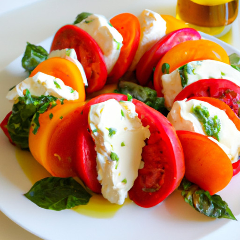 Vibrant Three-Colored Caprese Salad Recipe