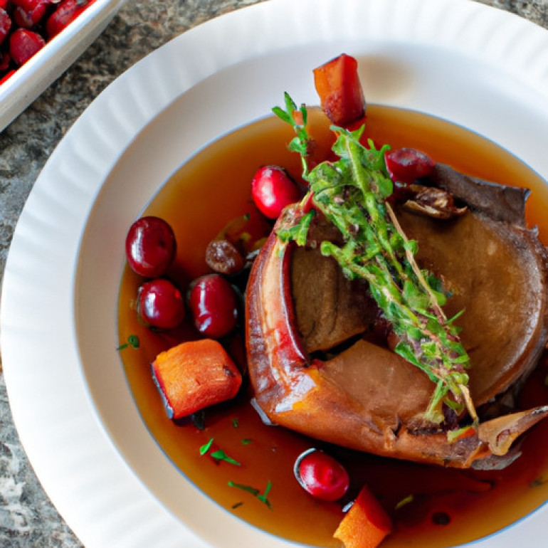 Savory Instant Pot Cranberry Thyme Roast Recipe