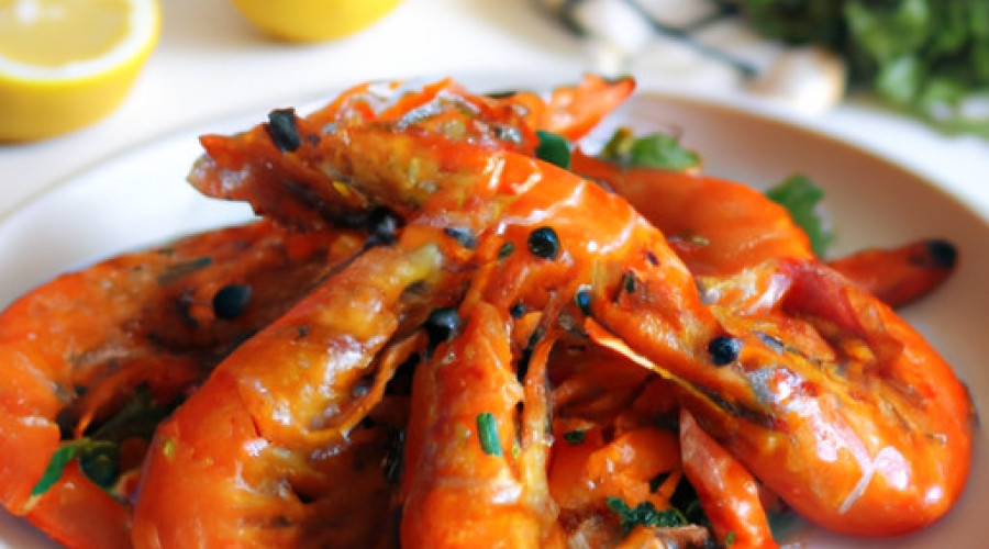 Spicy Baked Shrimp Delight by Val