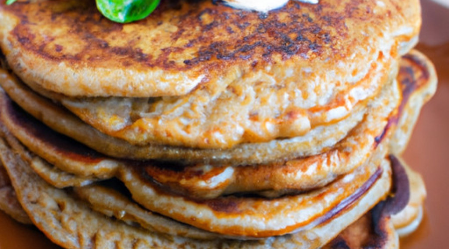 Savory Whole Wheat Pancakes with a Flavorful Twist