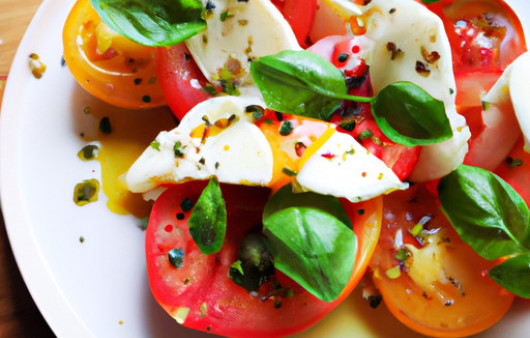 Savor the Freshness: Heirloom Tomato Caprese Salad