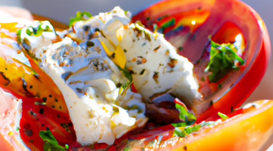 Savor the Flavors: Heirloom Tomato and Feta Salad Recipe