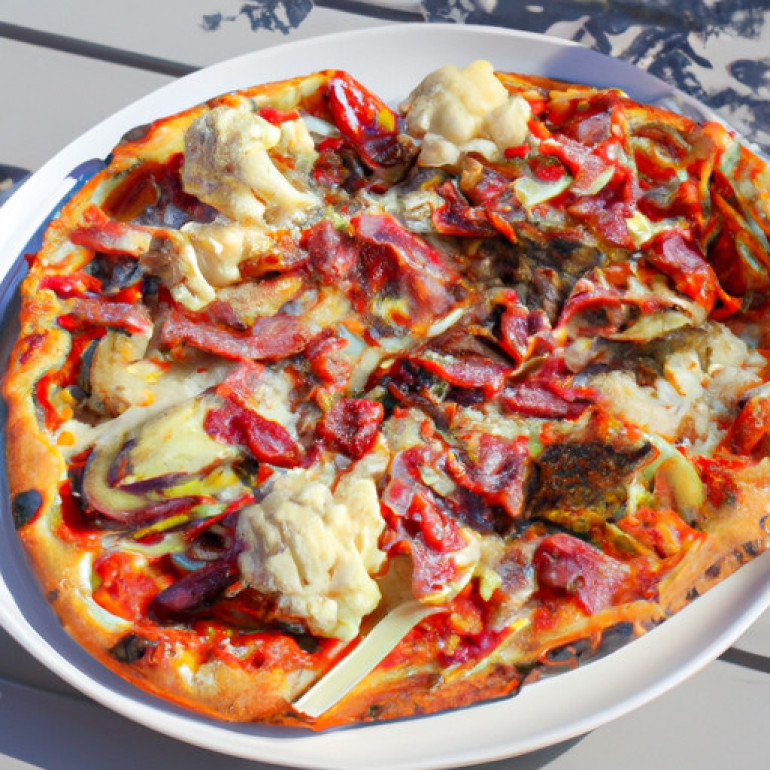 Savory Artichoke Bacon Cauliflower Pizza: A Delectable Twist
