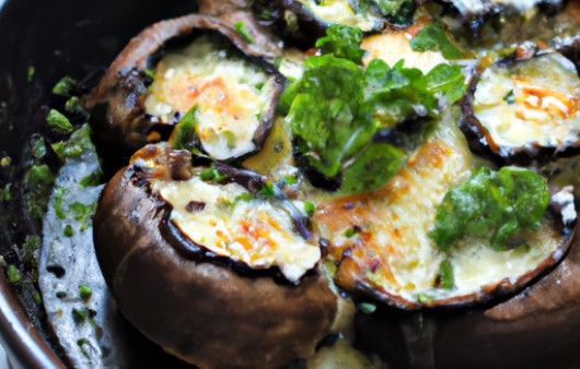 Savory Baked Portobello Mushroom Delight