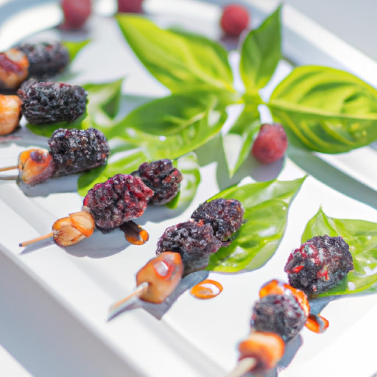 Savor the Flavor: Blackberry Basil Skewers Recipe
