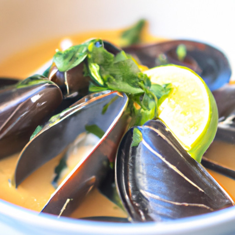 Luscious Lime-Coconut Mussels: A Delightful Seafood Dish