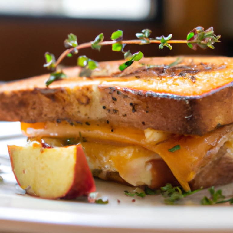 Savory Apple Thyme Grilled Cheese: A Delicious Twist