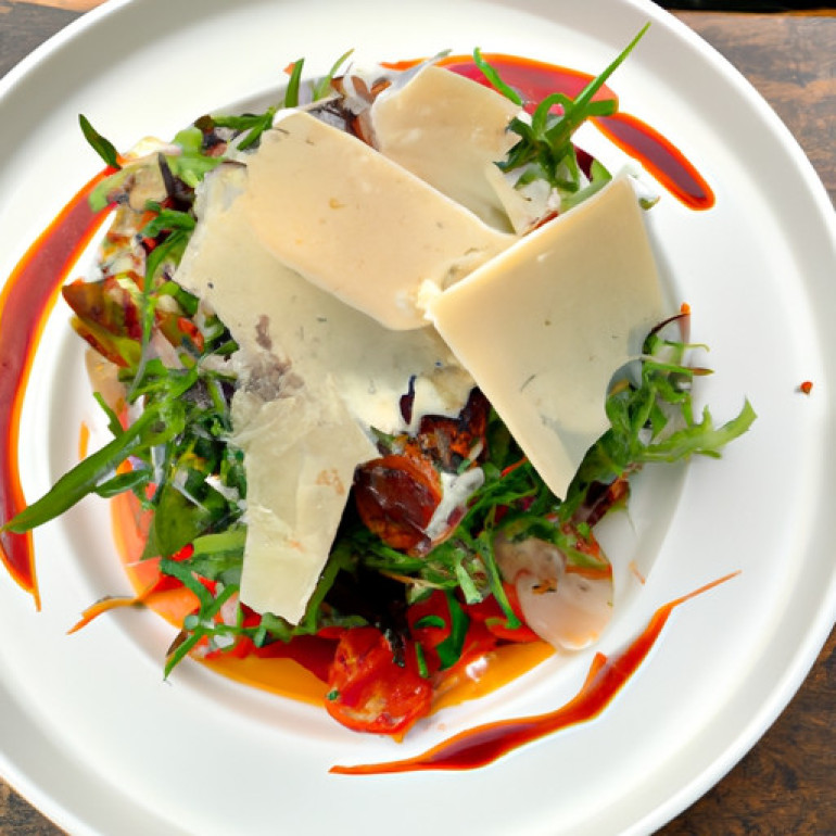 Crispy Parmesan Salad Delight