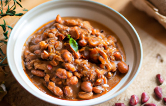 Savory Oven-Baked Vegetarian Bean Delight