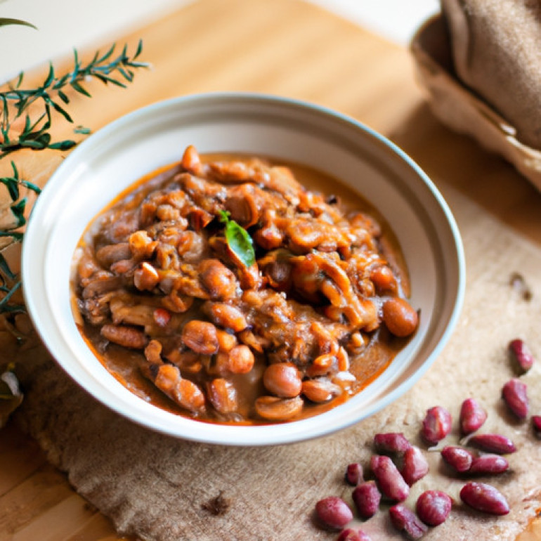 Savory Oven-Baked Vegetarian Bean Delight