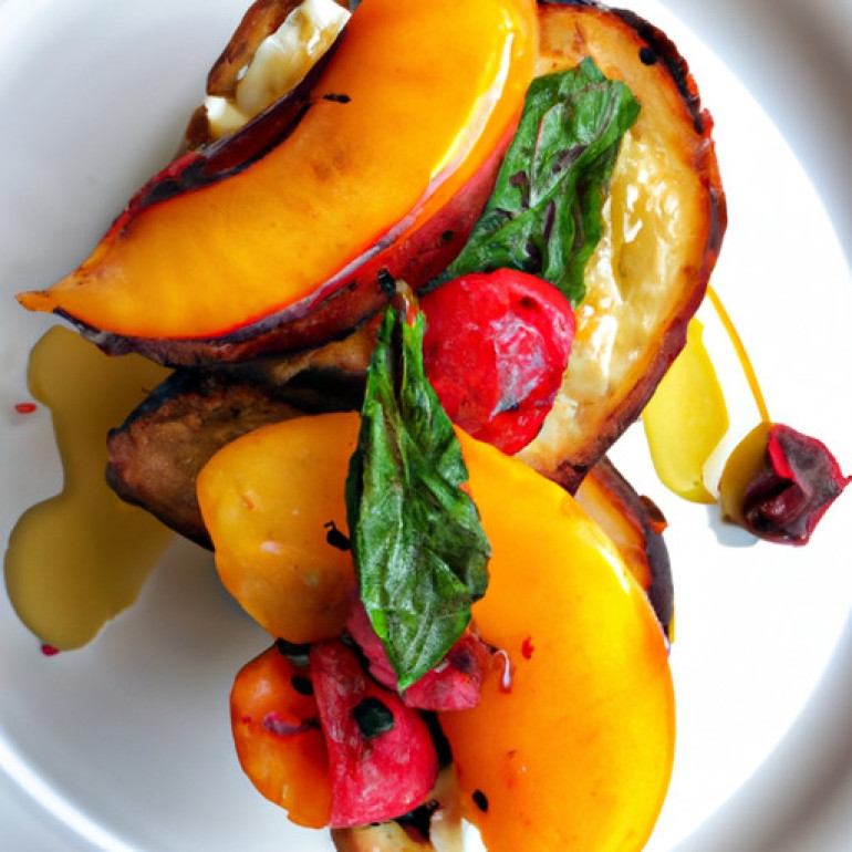 Savory Grilled Nectarine Ricotta Toast: A Delectable Twist