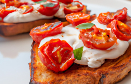 Savory Bacon and Tomato Ricotta Toast Recipe