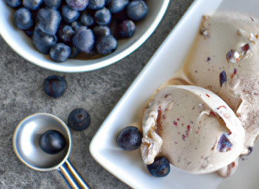 Ultimate Blueberry Maple Ice Cream Recipe: No-Churn Keto Delight