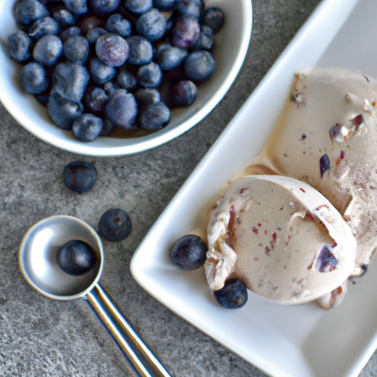 Ultimate Blueberry Maple Ice Cream Recipe: No-Churn Keto Delight