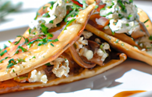 Savory Pear and Brie Quesadillas with Caramelized Onions