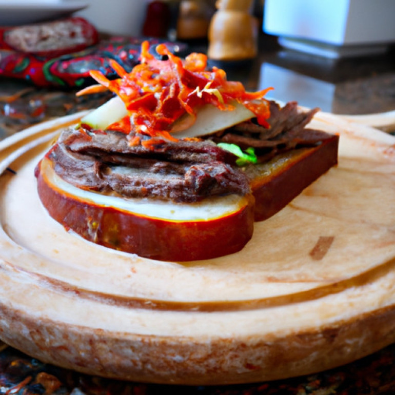 Savor the Ultimate Hot Roast Beef Open-Faced Delight