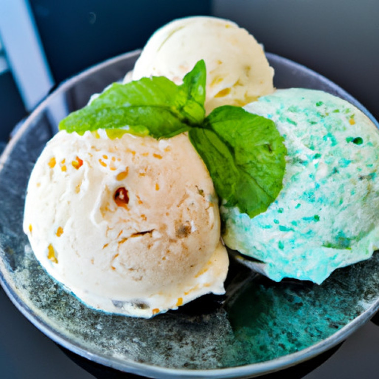 Refreshing Mint Ice Cream Recipe