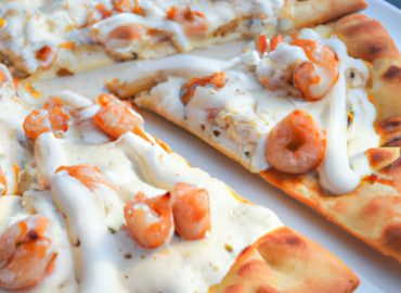 Savory Shrimp Alfredo Naan Pizza Recipe: A Delectable Twist!