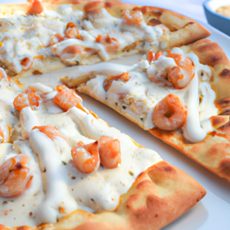 Savory Shrimp Alfredo Naan Pizza Recipe: A Delectable Twist!