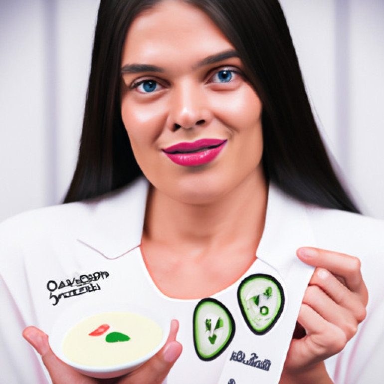 Chilled Cucumber Soup with Creamy Labneh: A Refreshing Twist