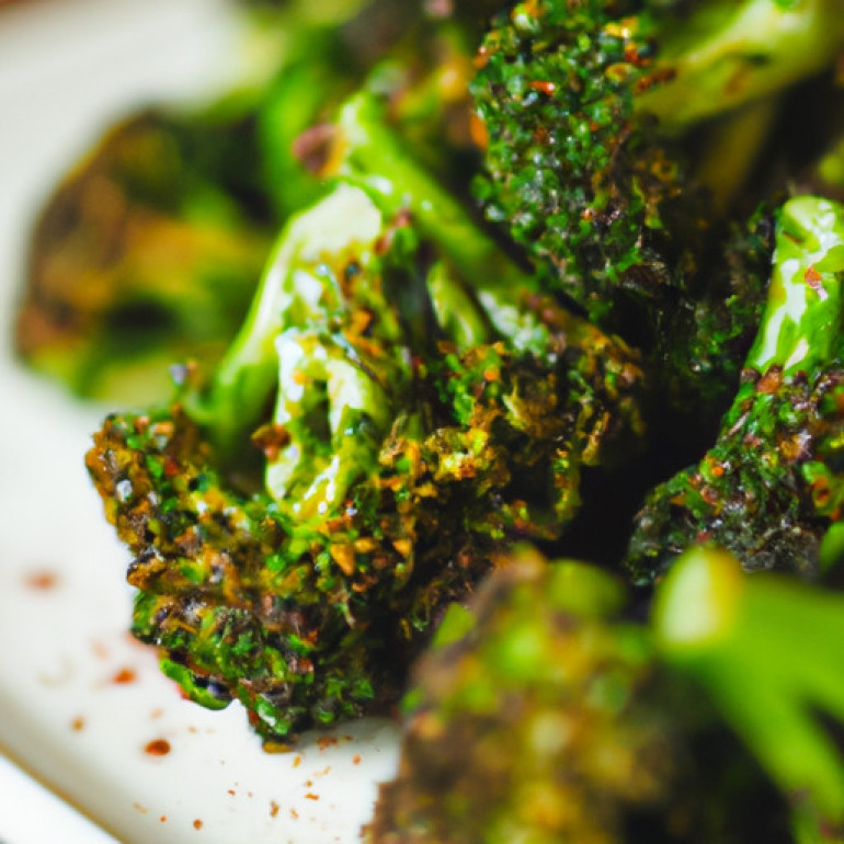 Flavorful Grilled Broccoli with a Spicy Kick