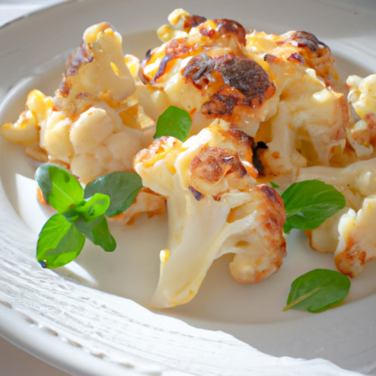 Crispy Cauliflower Delight with Zesty Pecorino Twist
