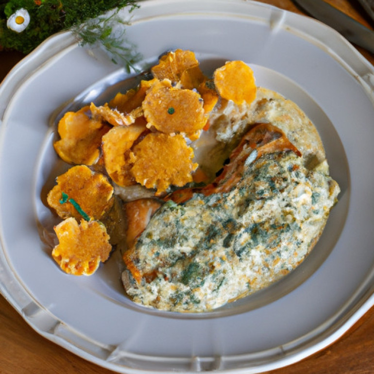 Savory Pork Cutlets with Chanterelle Cream Sauce and Dill Potatoes Recipe