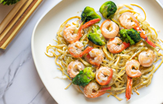 Savory Keto Shrimp Scampi with Veggie Noodles: A Low-Carb Delight