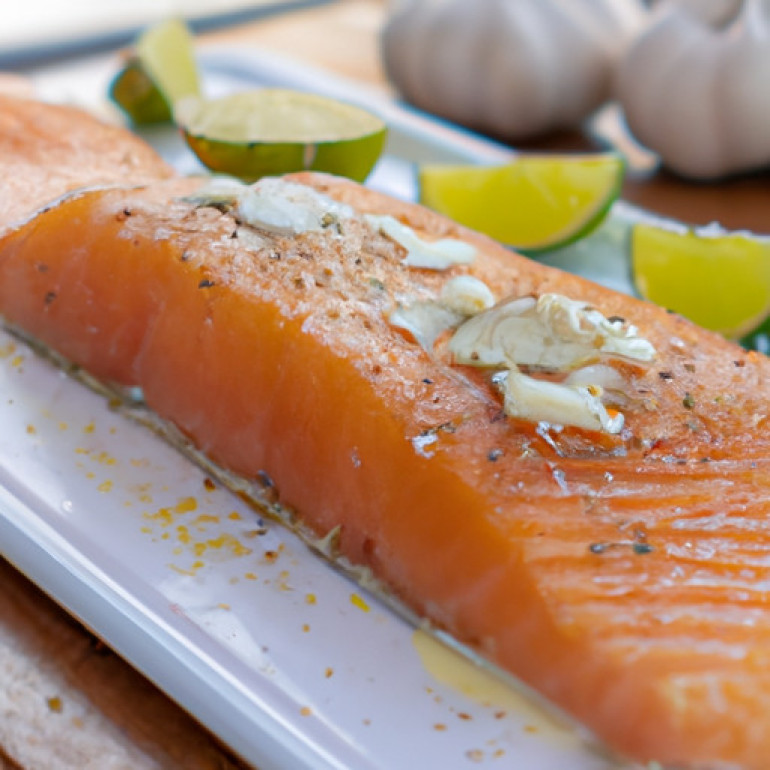 Savor the Zesty Garlic Lemon Salmon Delight