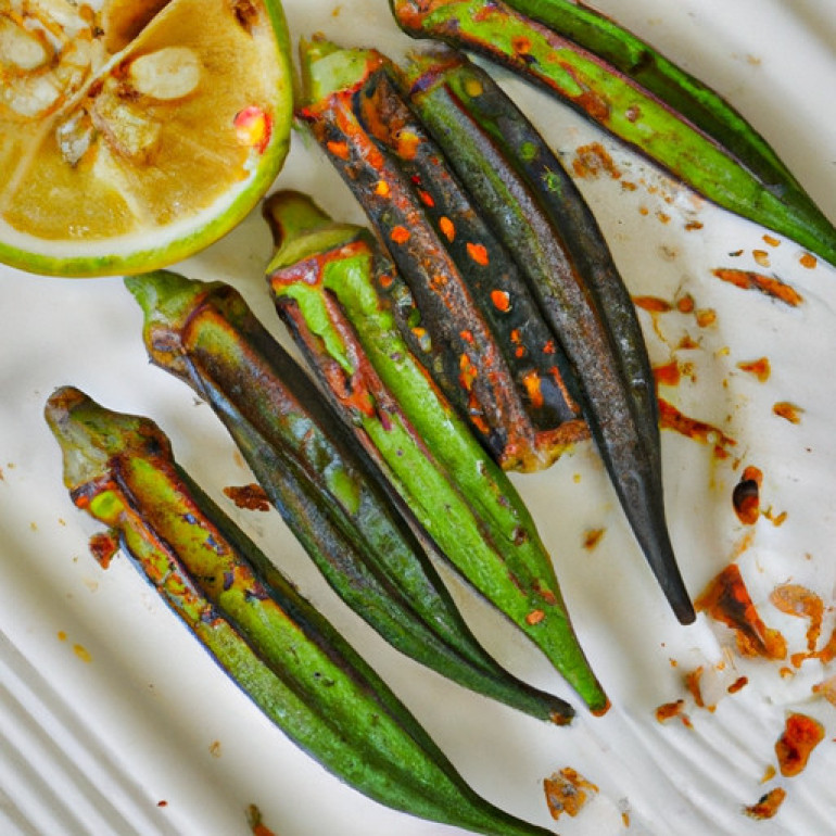 Zesty Grilled Okra Delight