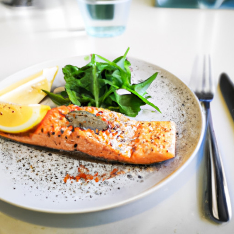 Zesty Lemon Salmon Watercress Delight