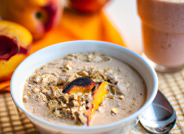 Sun-Kissed Peachy Oat Smoothie Recipe
