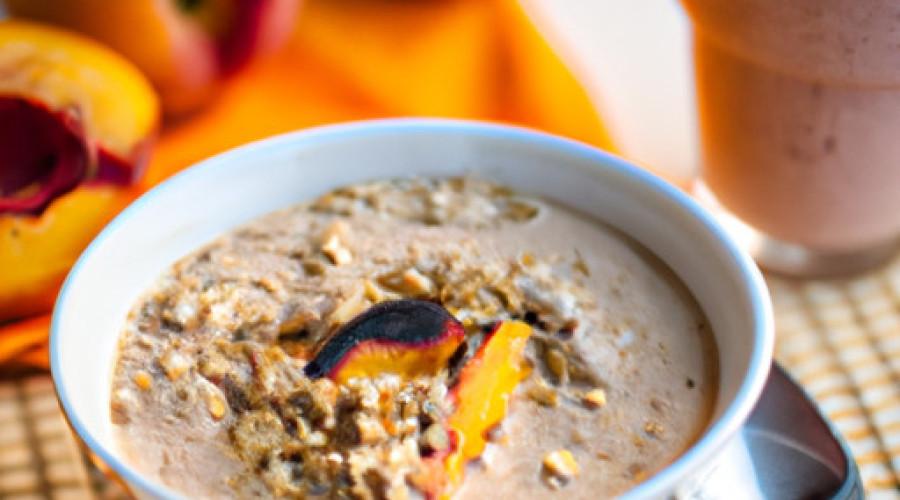 Sun-Kissed Peachy Oat Smoothie Recipe