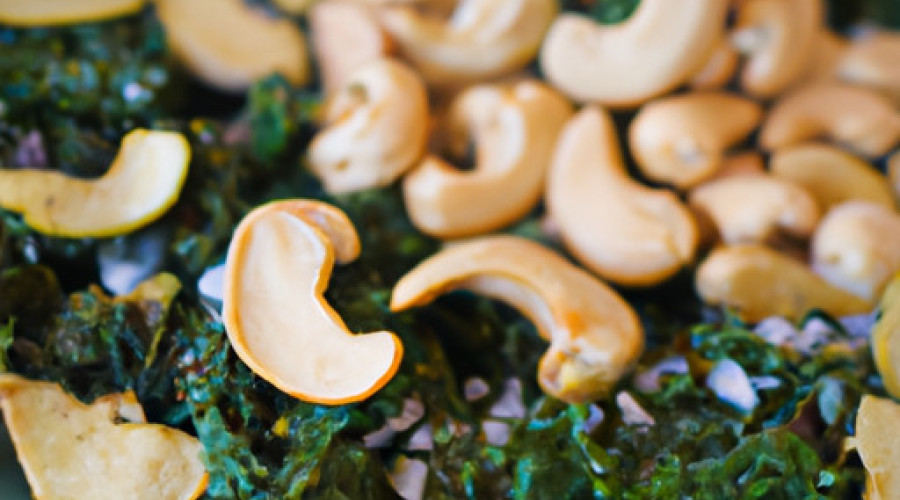 Ultimate Cheesy Kale Chips with Raw Cashew Twist