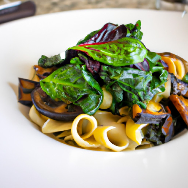 Savory Grilled Portobello & Spinach Pasta Salad from Catelli Bistro