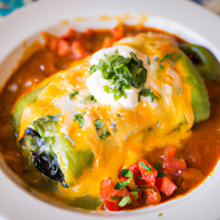 Savory Hatch Chili Casserole in Spicy Tomato Sauce