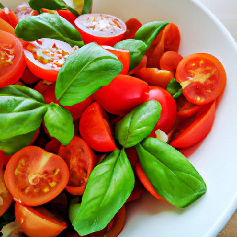 Ultimate Tomato Basil Salad Recipe: Fresh & Flavorful Delight