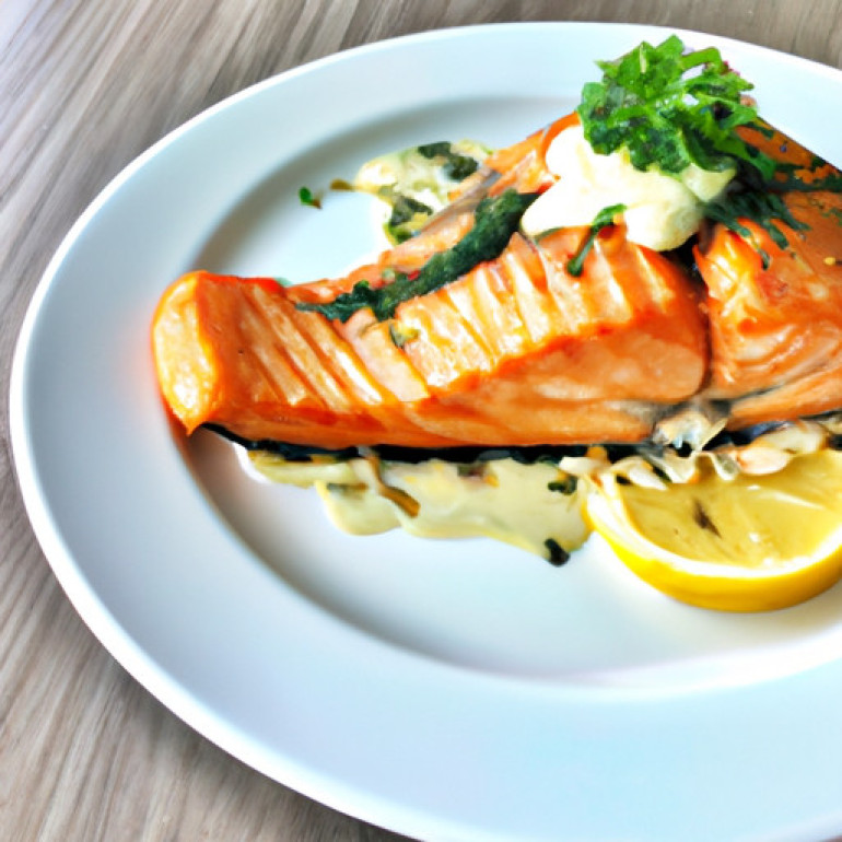 Savor the Flavor: Grilled Salmon with Zesty Lemon and Dill Sauce