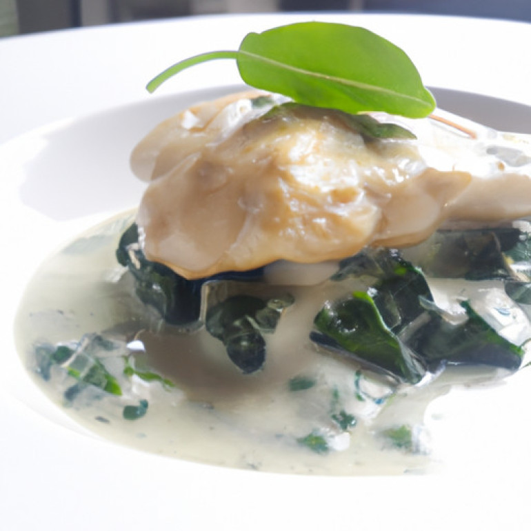 Savory Spinach Chicken Delight with a Creamy Crunch