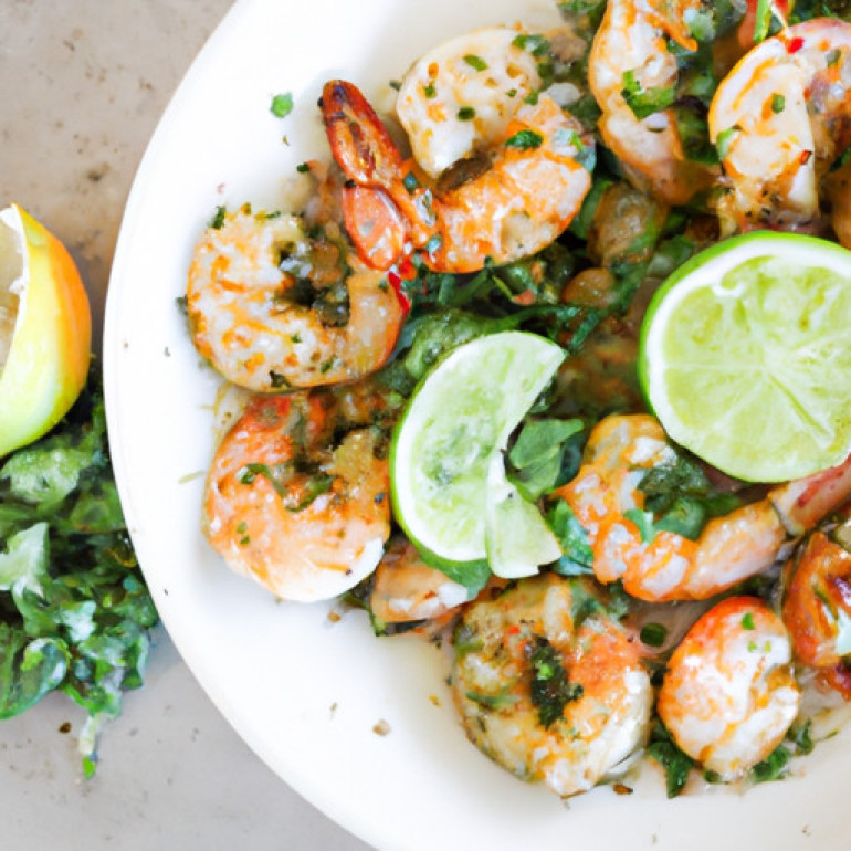 Savor the Zesty Citrus Cilantro Shrimp Delight