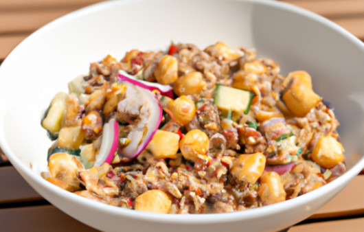 Satisfying Chickpea and Quinoa Sea-Inspired Salad