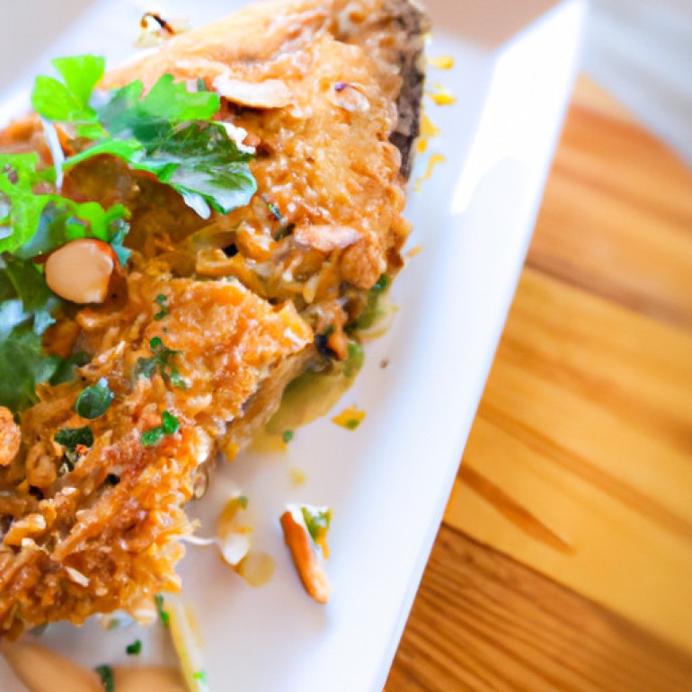 Savor the Delight: Crispy Almond-Parmesan Tilapia