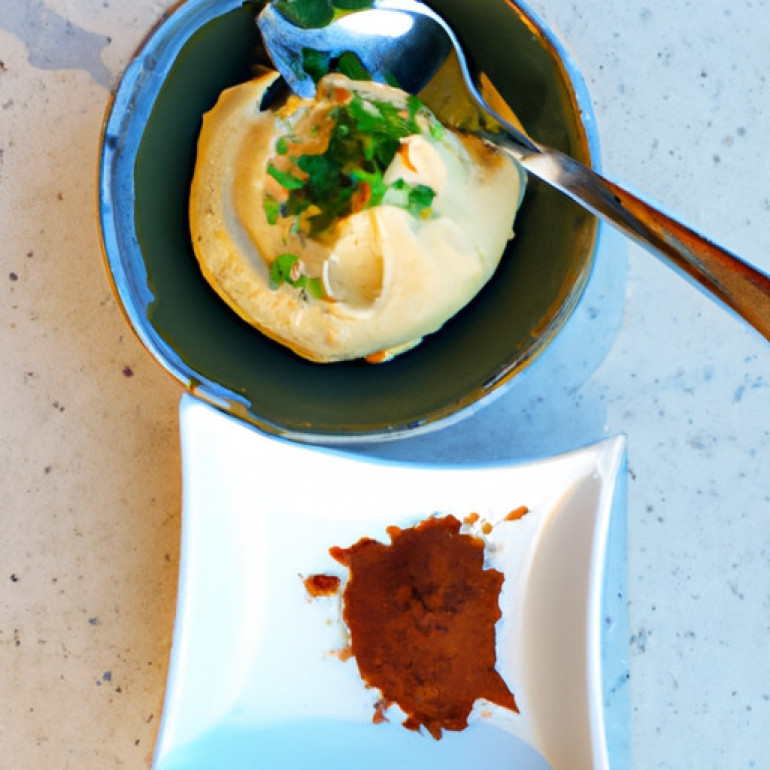 Savory Fusion Hummus with Wasabi and Soy Twist
