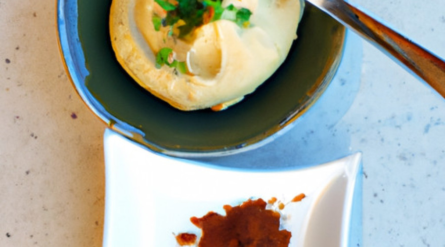 Savory Fusion Hummus with Wasabi and Soy Twist