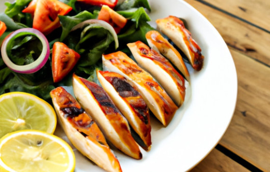 Zesty Grilled Chicken Salad with a Lemon Twist